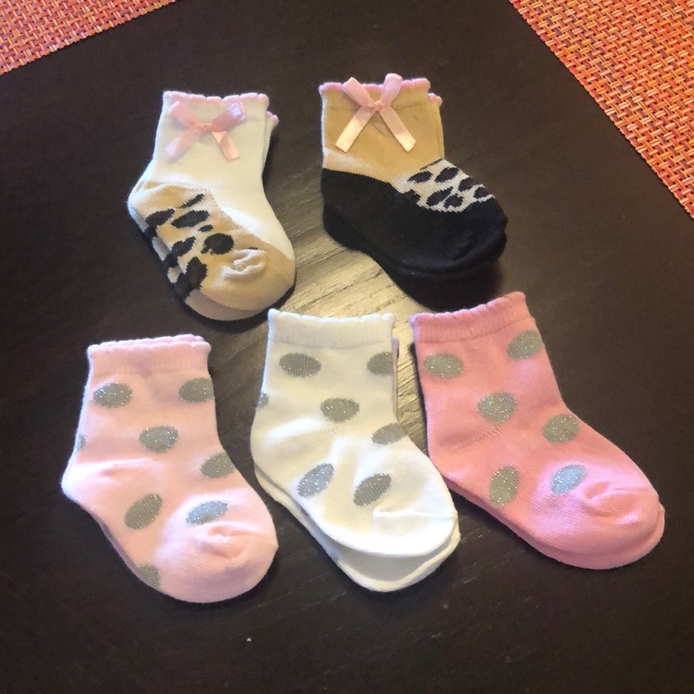 Baby girl socks 5 pairs